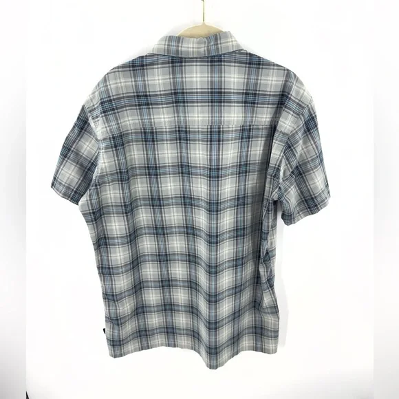 Kuhl Response Shirt Men Size Large Short Sleeve Button Down Plaid Outdoor Casual - Picture 7 of 15